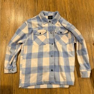 HFX Blue and Cream Checkered Shirt